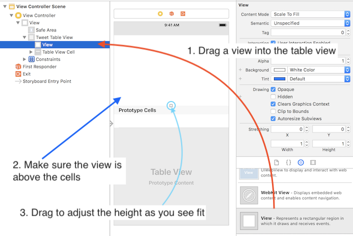createTableHeaderView